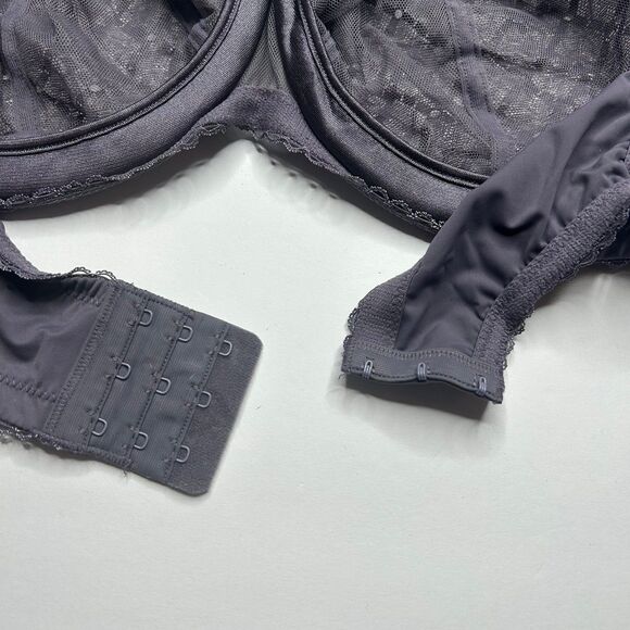 New Glamorise Grey Full Coverage Bra 46C - Picture 4 of 7